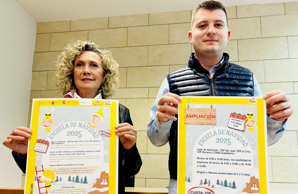 Se ofertan 550 plazas gratuitas en el marco del programa de conciliacin Escuela de Navidad 2025